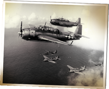 TBM Avengers Flying in WWII